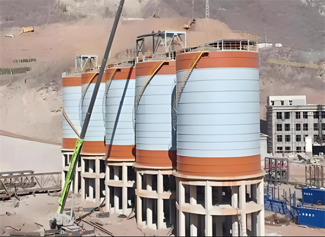 平川高架钢板仓